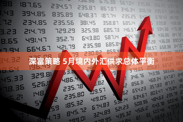 深富策略 5月境内外汇供求总体平衡