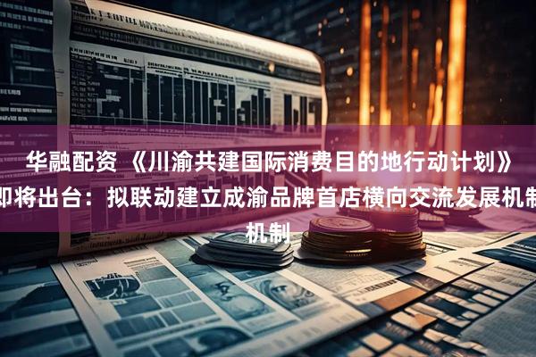 华融配资 《川渝共建国际消费目的地行动计划》即将出台：拟联动建立成渝品牌首店横向交流发展机制